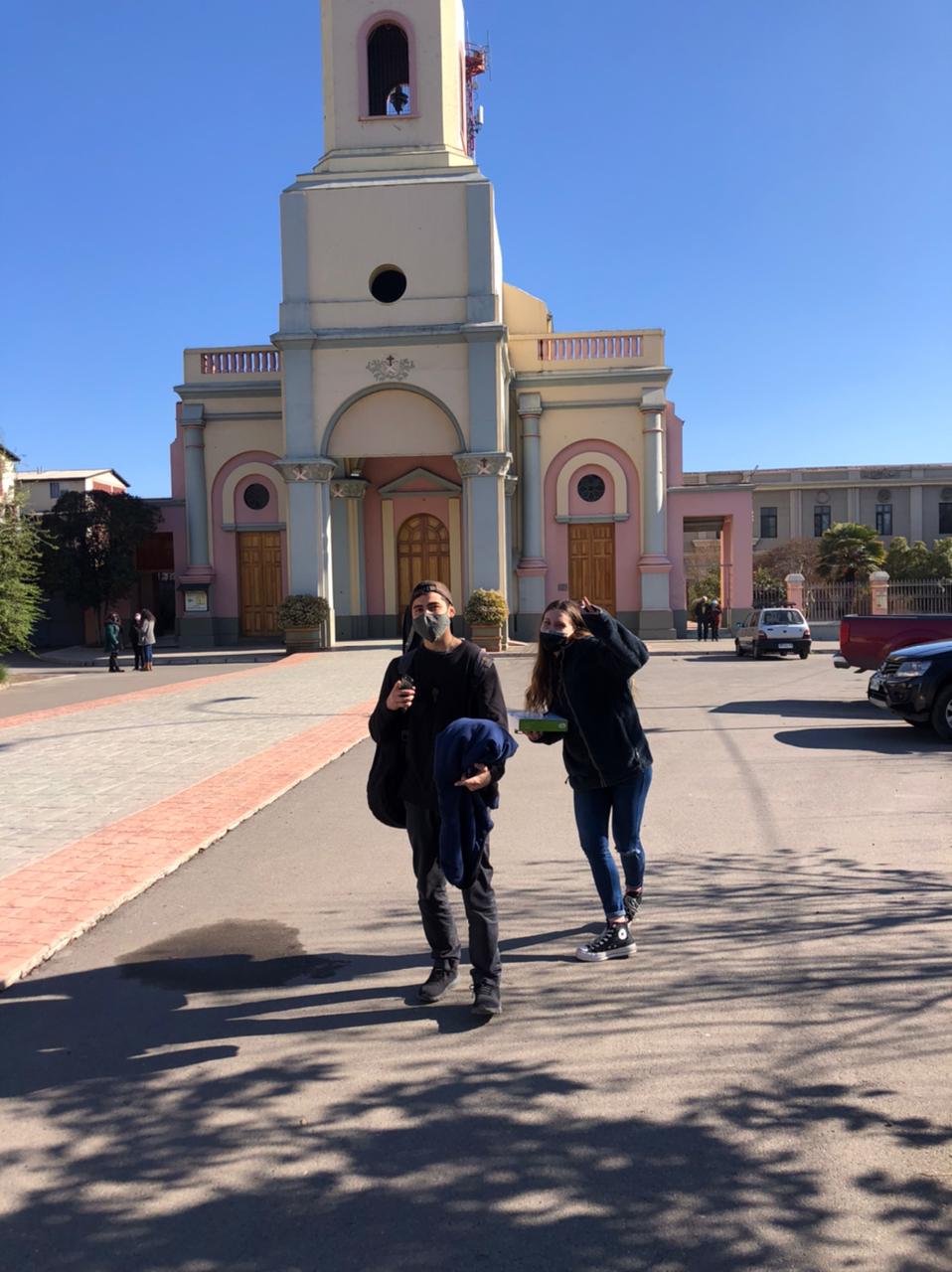 José y Coti en La Bandera